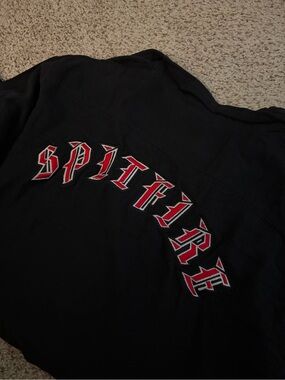 SPITFIRE embroidered old english flannel button up